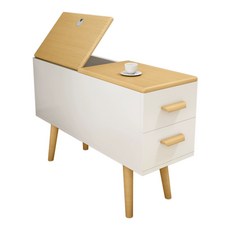 틈새 수납장 소파 코너 원룸 슬림 사이드 침대 정리함 60x20x60 화이트 내추럴 우드, 70개, 70x30x60 맞춤 색상