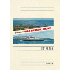 (영문도서) Vintage Lined Notebook Greetings from Bar Harbor Paperback, Found Image Press, English, 9798385423842