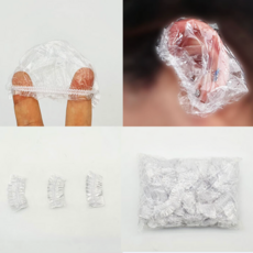 미용실 염색 일회용 귀보호 비닐 커버 100개입