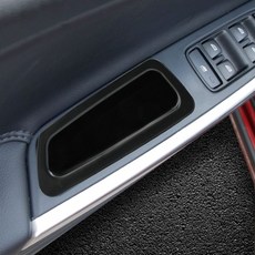 XC60 2010-2017 용 볼보 2pcs 자동차 도어 핸들 팔걸이 보관함 컨테이너 플라스틱 주최자 인테리어 액세서