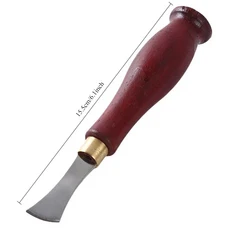 전문 가죽 엣지 크리저 홈파기 도구 (얕은 라인 스티치 마킹 프레스 어른언 공예 수제 DIY, 1mm