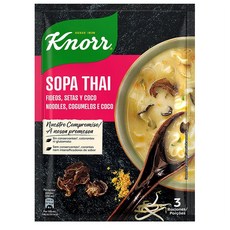 KNORR Thai soup 샤쉐 크노르 타이 수프, 4개, 69g