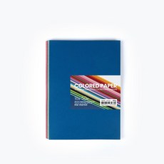 star starred 두꺼운(250g) 25컬러 색지(25 COLORED PAPER), 16절 50매