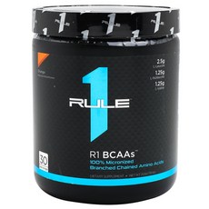 RULE1 BCAAs支鏈胺基酸粉 柳橙口味, 1個, 222克