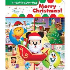 [5] Disney Baby: Merry Christmas! Little First Look and Find [board_book], [5] Disney Baby: Merry Christm