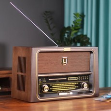 진공관 빈티지 라디오 블루투스 CD 엔틱 클래식 수입 옛날 대형 휴대용 감성 스피커, B. 호두 063, 기본 모델명/품번