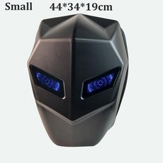 남자를위한 LED 배낭 여자를위한 하드 쉘 오토바이 사이클링 헬멧 비즈니스 여행 방수 노트북 (색상-Small- black), 1개