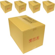 紙箱大地 13號瓦楞紙箱, 牛皮色, 5個