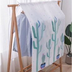 행거커버 옷장덮개 드레스커버 옷걸이가리개 먼지방지 커버, 1개입