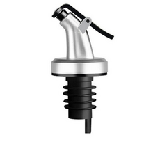 신비유통 푸어러 오일마개 참기름병마개, 3개, 실버