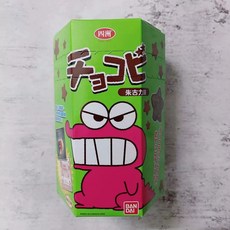 일본 간식 토하토 초코비, K. 홍콩 버전 짱구는 못말려 녹색 상자 22