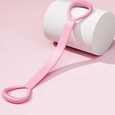 8 자형 저항 밴드 스포츠 운동 탄성 홈 고무 당김 로프 요가 훈련 장비, Pink