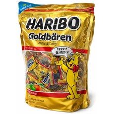 하리보 골드베렌 젤리 1285g( (10.8g x 119개) 학교/홈파티/소풍 대용량 간식, 하리보 골드베렌 젤리 1285g( (10.8g x 11, 10.8g