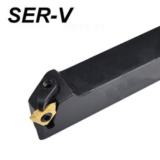 SER1616H16 V SER K16 SER2525M16 K22 SER2525M22 수직 외부 나사 선삭 공구 홀더 선반 커터, SER2020K22-V, 1개