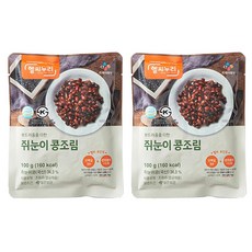 CJ 헬씨누리 쥐눈이콩조림 100g (고령친화식품인증), 2개