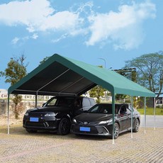 야외 간이 차고 주차 창고 방수 매점 캐노피 텐트 야시장, 1, AT. 폭 5m 길이 6m의 짙은 녹색 시장 창고