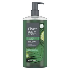 Dove 多芬 男用沿海雪松&香檸檬精油沐浴露, 1瓶, 769ml