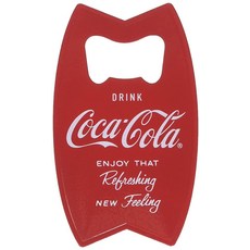 Tablecraft 스테인리스 스틸 코카콜라 병따개 냉장고 자석 레드