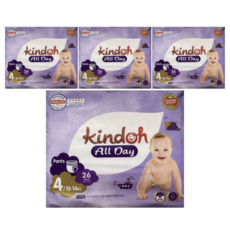킨도 프리미엄 뉴올데이 팬티형 기저귀 남녀공용, 4단계, 104매
