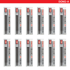 [동아] 세라믹 XQ 301 국산 샤프심, 12개, 0.5mm, HB