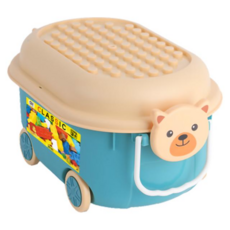 動物主題創意積木，大型積木，益智玩具，滾珠積木，兒童玩具, 收納箱裝, 1套