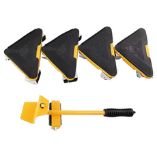 搬家神器【５款承重選擇 台灣現貨附發票】５件套組 傢俱移動滑輪 家具滑輪 省力搬運器 板車 搬重物神器 搬運輪, 1個