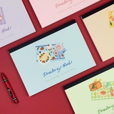 A4 연습장 무선 드로잉노트 무선노트, 랜덤1개