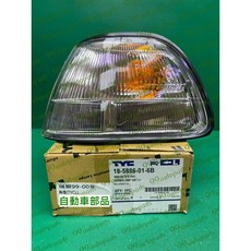 豐田 SURF 1.8 1999-2000 汽車左前右前角燈總成 TYC 18-5886-01-6B, 1個, 左前駕駛座邊 18-5886-01-6B