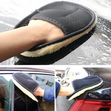 인조양모 세차장갑 세차미트, 1개