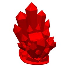 黑神話 遊戲手柄支架 水晶支架 兼容 PS5 Switch Pro 個性擺件, 紅色, 1個