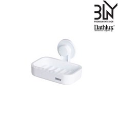 베스럭스 흡착식 비누 받침대 30132 홀더 무타공 욕실용품, 화이트, 1개