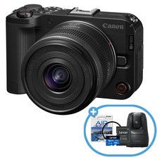 캐논코리아 정품 EOS R50 V 14-30 KIT 블랙 + 파워샷 픽 + 128GB + 겐코 Air MC UV 58mm / 브이로그 카메라
