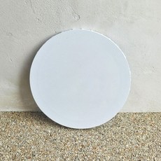 미술용 무지 백색 아트 캔버스 원형 25CM, 상세페이지 참조