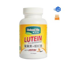 National Vita 顧可飛 黃金比例金盞花葉黃素+紅藻蝦紅素軟膠囊, 1個