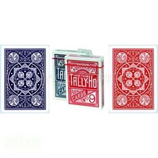 808 MAGIC 魔術道具 TALLY HO 扇背/圓背, 1個, 圓背藍色