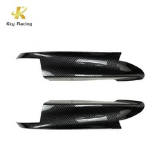 BMW 3 시리즈 M3 E90 E91 E92 E93 2006-2013 프론트 립 앵글 스플리터 에어 인테이크 장식 호환, 카본 룩 Corner