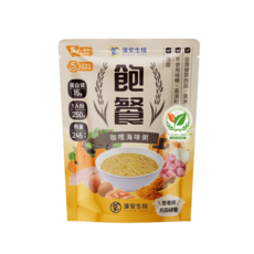 藻安生技 飽餐咖哩海味粥 (250g) 銀髮友善軟食 營養師研發 常溫保存, 1個
