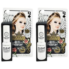 STAR KING 星之冠 皇后假睫毛膠-透明, 白色, 2瓶