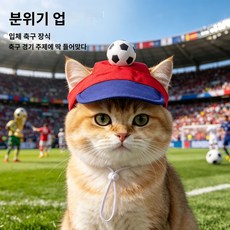 Lavitree강아지 고양이 축구 장식 모자, 1개, A