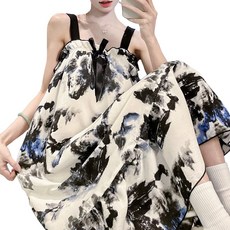 블룸 골프 샤워가운 라운딩 호텔 가운 원피스형 잠옷 파자마, 1개, 미드나잇블랙