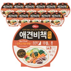 펫퍼스 애견비책 화식 강아지사료 습식사료 화식사료 애견사료 자연식사료, 12개, 120g, 오리+채소