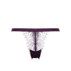 메종클로즈 세미 시스루 레이스 텅 팬티