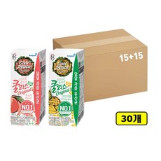 동원 쿨피스 파인애플 복숭아 혼합구성SET, 30개, 190ml