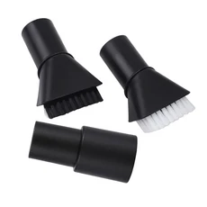 Karcher WD 2 3 4 5 다용도 진공 청소기용 2.863-221.0 호환 단단하고 부드러운 솔이 있는 흡입 브러시, 03 Black and White