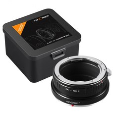 KnF PK-NIK Z 렌즈 어댑터 펜탁스 K 렌즈 = 니콘 Z 바디 _뒤캡옵션 _내부무반사코팅 Pentax K Lens to Nikon Z adapter ( cap option), 1개