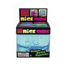 NEE DOH NICE CUBE 療癒軟Q壓力球, 1個, Needoh捏捏樂--藍色款5個