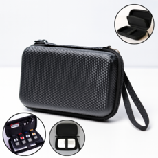 ABBAS 디지털 외장하드 파우치 여행파우치, 블랙, 1개, T18