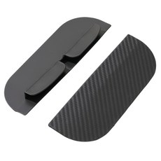 後視鏡擋雨板 汽車後視鏡防雨遮陽罩, 1套, 碳纖紋擋雨片(2入裝)