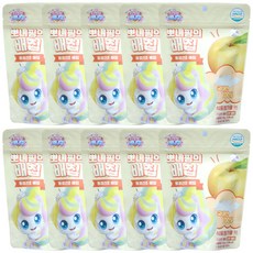 뽀니핑의 배칩 아이간식 동결건조 천연 배, 15g, 10개
