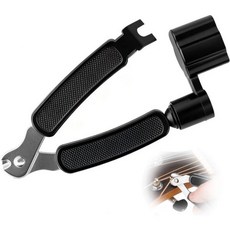 기타 줄 감기 및 자르기 핀 뽑기 3in1 다기능 도구 어쿠스틱 일렉트릭 반조 기타용, 1 PCS